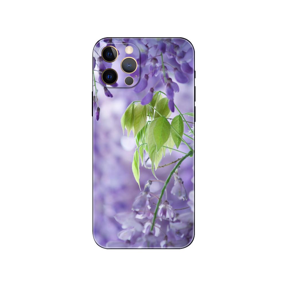 Lavender Phone Case for Iphone 5s 2020se 6 6s 7 8 Plus X 10 XR XS 11 12 13 Mini Pro MAX Black Tpu Back Cover