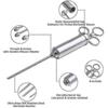 Meat Injector Syringe, Stainless Steel Marinade Flavor Injector Kit P20250110610