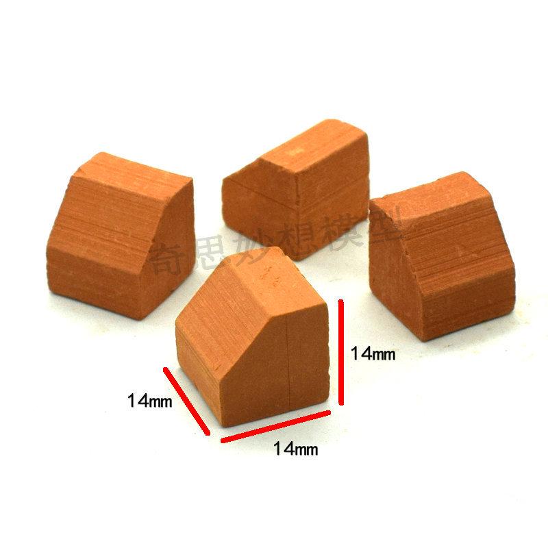 1:Kit de bricolaj cu 16 case de cărămidă în miniatură pentru copii