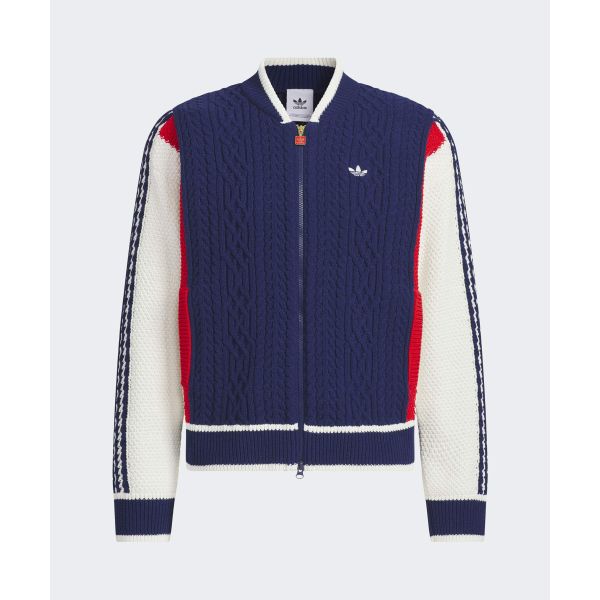 adidas Orijinaller Hırka Rs U Unitefit Yılan Yılı Sınırlı Renk Bloğu Çizgili Moda Rahat Fermuarlı Uzun Kollu Örme Giyim Üniseks Üstler JN0717