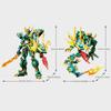 SEMBO 530pcs Green Dragon Transforming Robot Building Blocks MOC Animal Assembly Model Bricks Kids DIY Ornaments Toys Boys Gifts