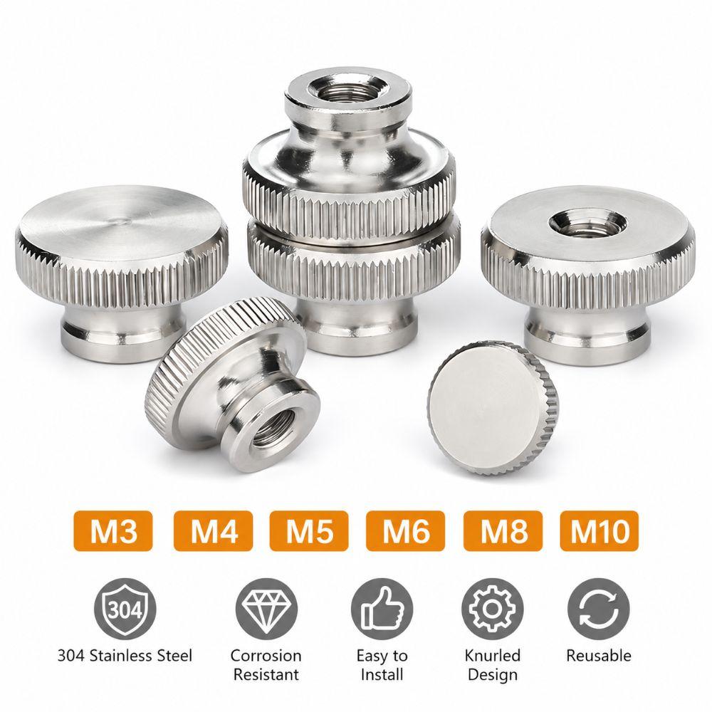 GB806 Standard Thumb Nut M3 M4 M5 M6 M8 M10 Adjustment Nut High Quality Clamping Nut