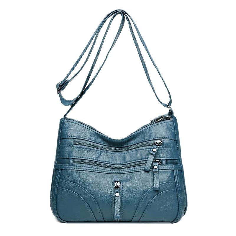 Neue Tasche Vielseitige Damenhandtasche Umhängetasche Modische Weiche Ledertextur Große Kapazität Schultertasche Mom Bag