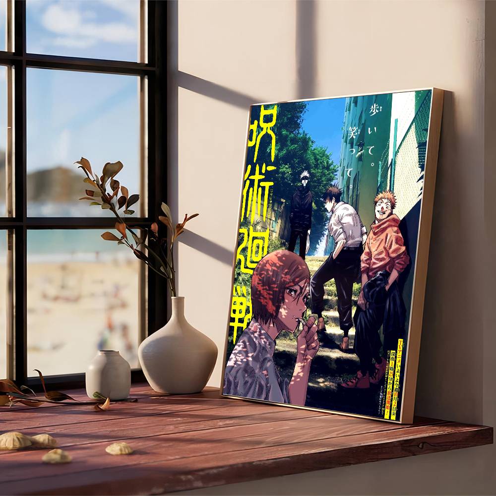 Anime J-Jujutsu K-Kaisen Good Quality Prints and Posters Waterproof Paper Sticker Coffee House Bar Posters Wall Stickers
