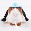 Pet Hamster Budgerigar Cockatiel Peony Parrot Bird Hat Funny Braid Hat Parrot Hat Small Animals Mini Hat Birds Toys
