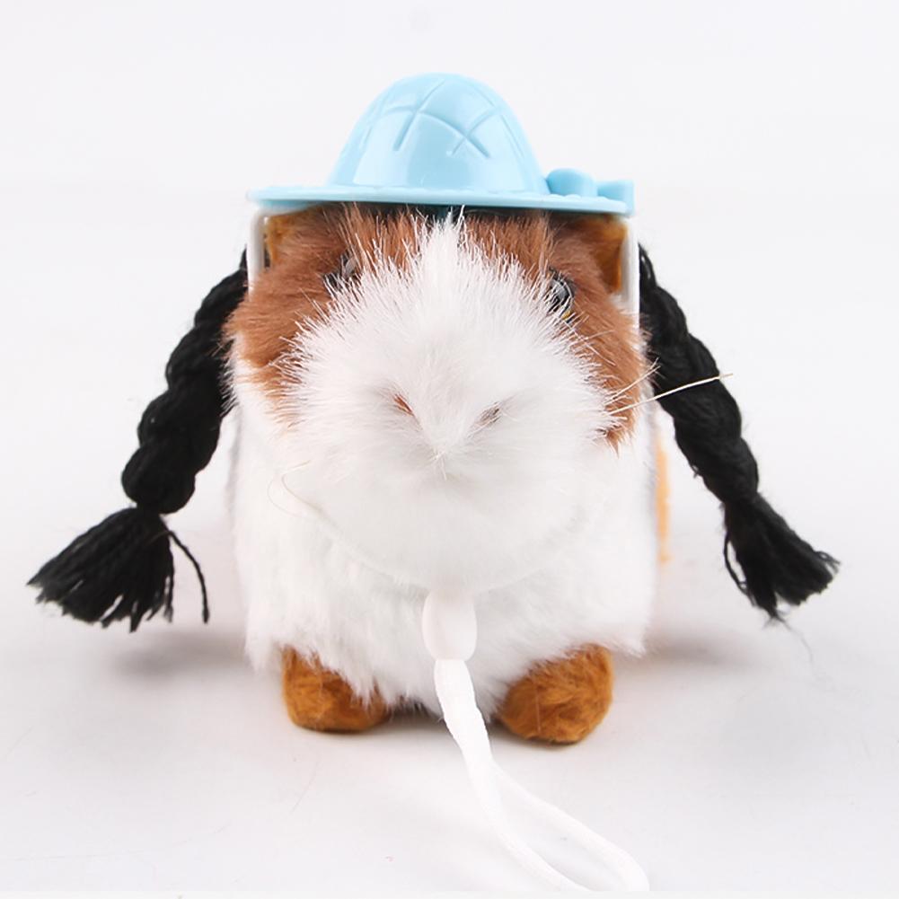 Pet Hamster Budgerigar Cockatiel Peony Parrot Bird Hat Funny Braid Hat Parrot Hat Small Animals Mini Hat Birds Toys