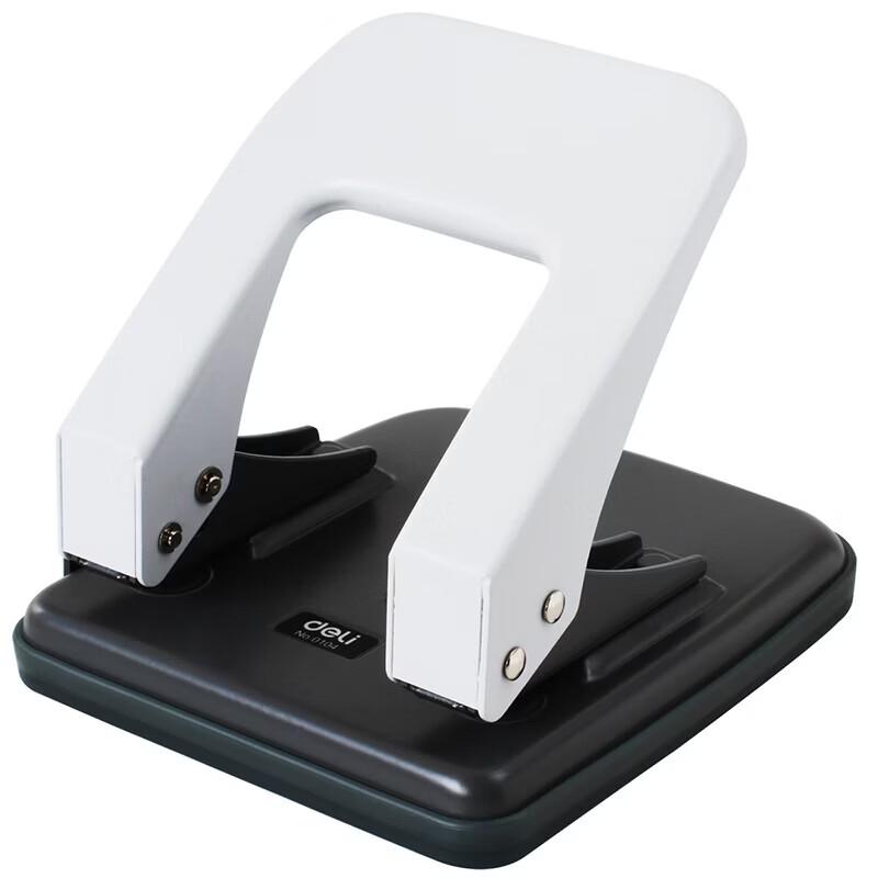 Deli 0104 Steel 2-Hole Puncher, 35-Sheet Capacity, 4-Pack
