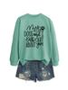 My Dogs and I Chat Hoodie: European & American Style, Round Neck, Long Sleeve, Loose Fit