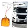 Outanaya Forklift Turn Signal Light for Side Marker Industrial Vehicles High Brightness Multi-Directional Visibility Warning Light