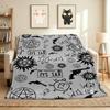 Supernatural Flannel Blanket Throw Blanket Soft Warm Sofa Bed Camping Car home Decor Unique Christmas Gift C9301383