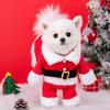 Neue Weihnachtsmann Hunde Kleidung, Zweibeinige Weihnachtsoutfits, Haustierkleidung, Welpen Weihnachtsmantel