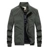 Autumn New Men's Stand-up Collar Four-sided Elastic Quick-drying Jacket Men's Single-layer Shrink-sleeved Elastic Jacket