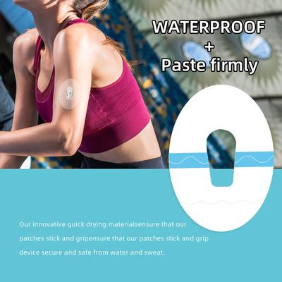 10 szt. Wodoodporne łatki pomocnicze do czujników z klejem do naklejek Dexcom G6