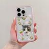 Cute Matcha Cat Pattern 2in1 Clear Phone Case For Samsung Galaxy S26 Ultra S25 S23 FE S24 S22 A57 A37 A55 A54 A36 A35 A16 Cover