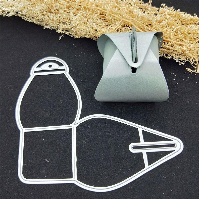 

1шт металлическая стальная свадебная коробка конфет складной штамп для резки трафарет скрапбукинг альбом открытка фото декоративный серебряный