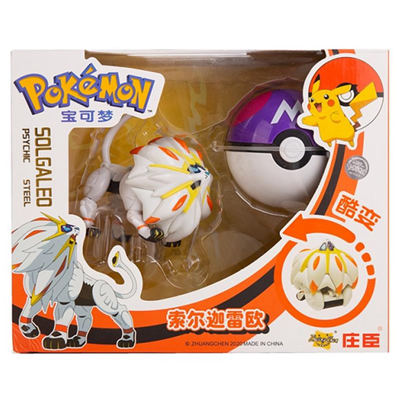 About Pokemon Anime Figure Charizard Pikachu Gyarados Pocket Monster Figure Pokeball Action Deformation Toy Model Children Gift