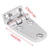2pcs Stainless Steel Flush Door Hatch Compartment Folding Bending Hinge Casting for Boat Marine