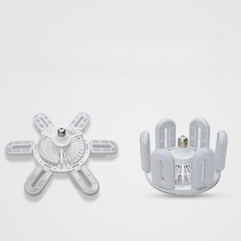 1PC E27 Schraube Fan Licht Neue 6U Typ 6-blatt Klapp Decke Fan Licht Schlafzimmer Wohnzimmer Küche Starke Wind Super Helle
