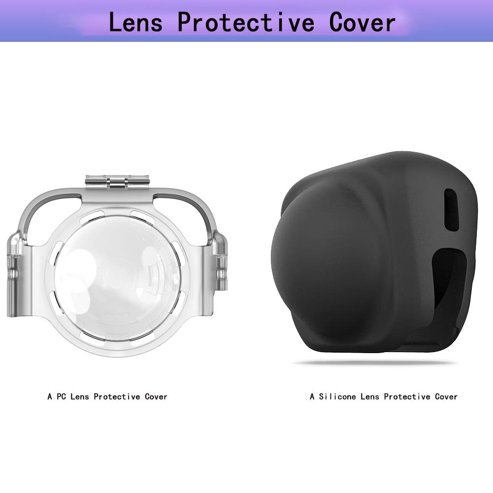 Anti-fogging Lens Guard Cap For Insta360 X4 Screen Protector Fixed Desktop Stand Base for Insta360 X4 Mount Camera Accessories