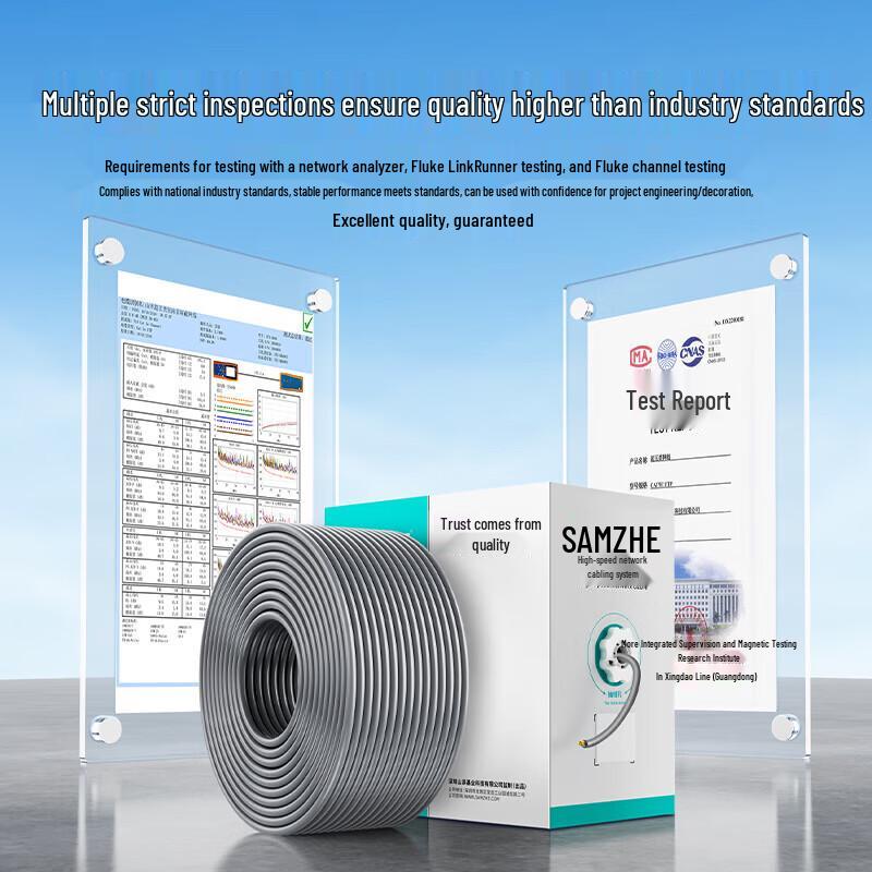 SAMZHE CAT5e Gigabit UTP Ethernet Cable - Pure Copper