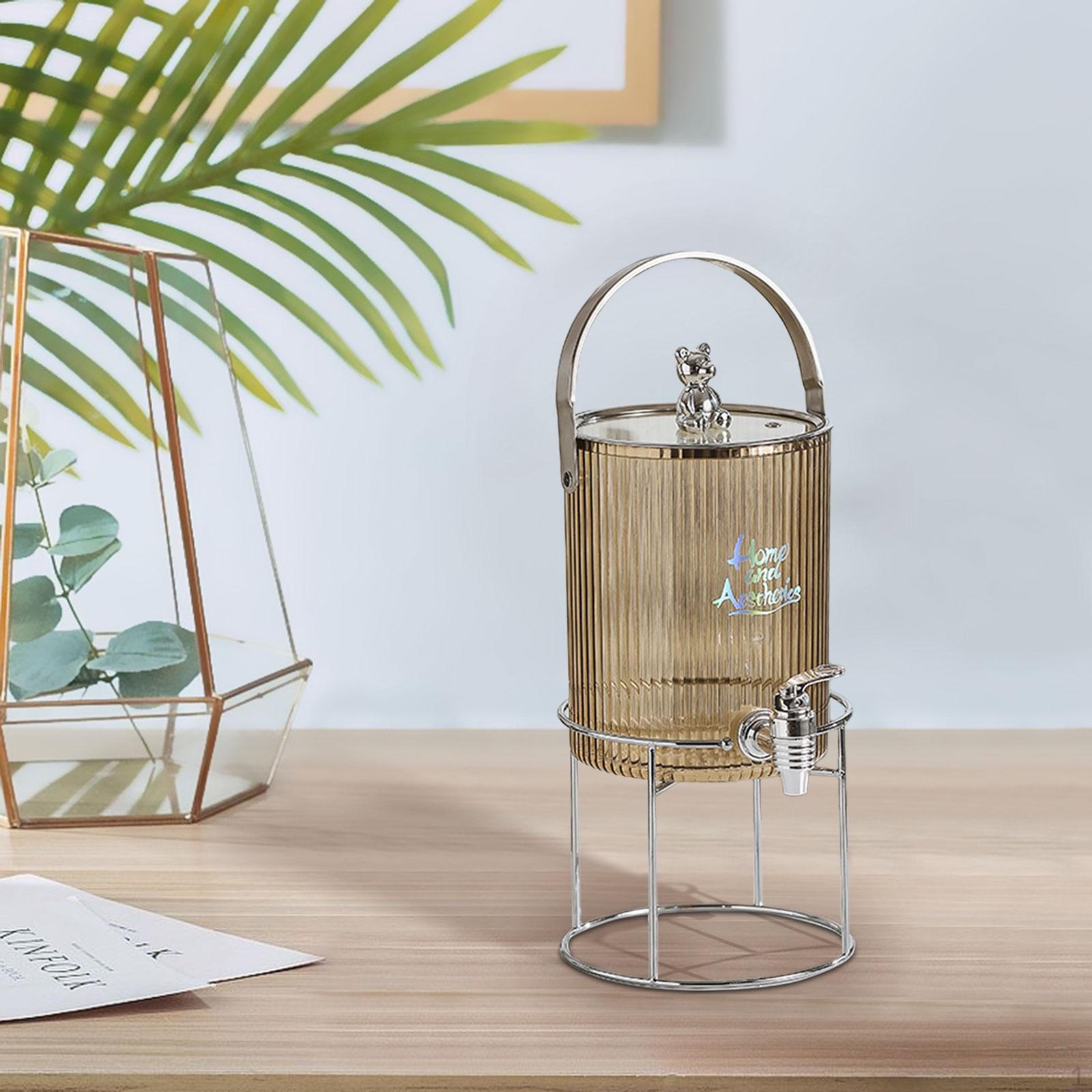 

Диспенсер для напитков, напиток с подставкой и крышкой, кувшин для холодного чая, сока, фруктовый чайник, ведро для