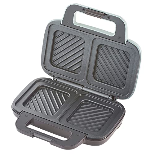 Toffy Hot Sandwich Maker K-HS4, 2-Slice Toast, Wide Plate, Easy To Use, Retro Design, Perfect for Breakfast, Holidays, and Mornings, Perfect for Singl