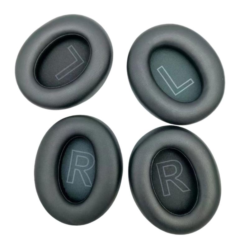 Replacement Soft Memory Foam Ear Pads Cushion for Anker Soundcore Life Q20 / Q20 BT Headset Leather EarPads Cover