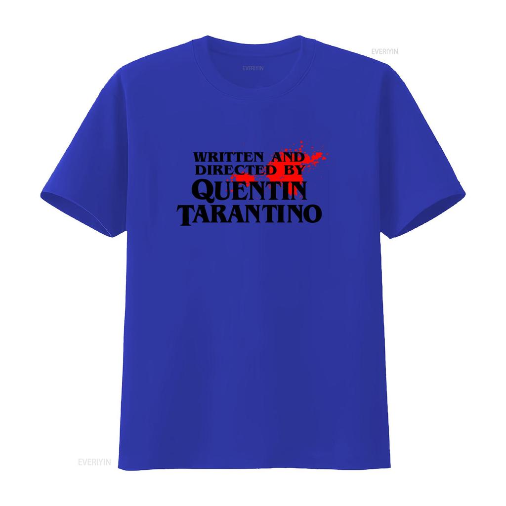 Quentin Tarantino Directed Movie Inspired Bloodstained T Shirt Vintage Washed Stretched Comfortable Streetwear Unisex