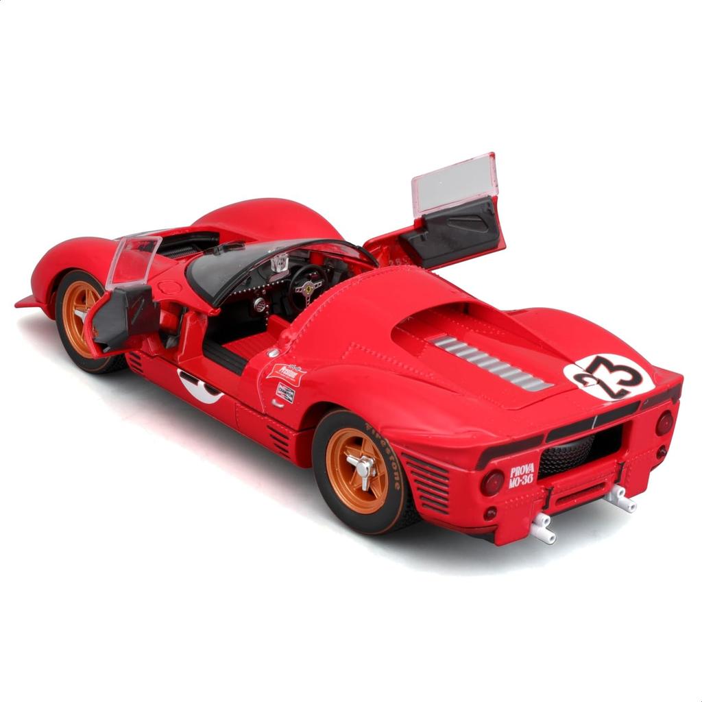 Bburago 1/24 Ferrari 330 P4 Daytona Red / Diecast Model Car (Finished Product) 18-26310