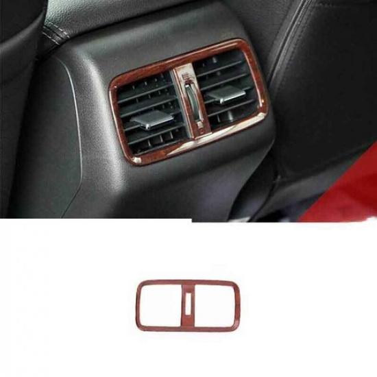 Red Wood Grain For HONDA CR-V Trim 2012-2016 Rear Air Outlet Vent Cover Frame