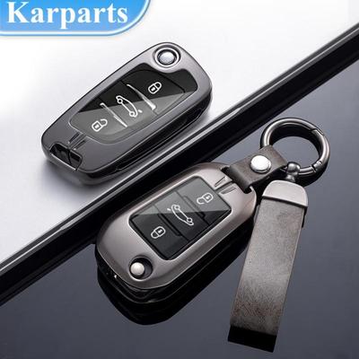 Auto-Klappschlüsselgehäuse Abdeckung Shell Fob für Peugeot 208 3008 308 508 408 2008 307 4008 für Peugeot 306 407 807