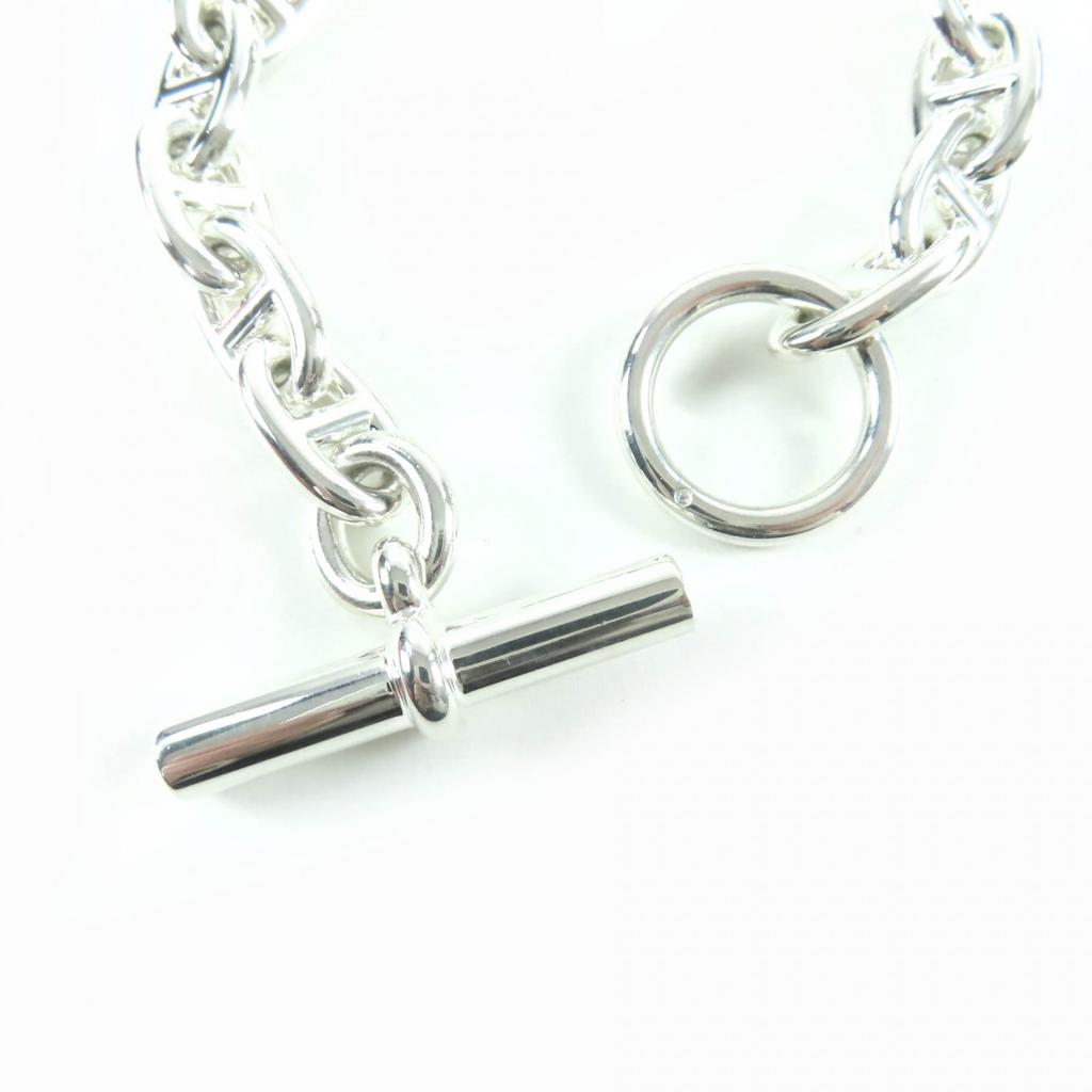 Excelente pulseira HERMES Chene Dunkle MM 15 elos Prata AG925 Feminina Usada