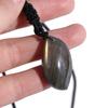 Stone Craft Crystal Labradorite Pendent Geometric Shape Natural Training Stone  Birthday