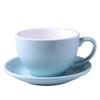 300ml Großes Keramik Cappuccino & Latte Kaffeetassenset - Eierblumen-Design