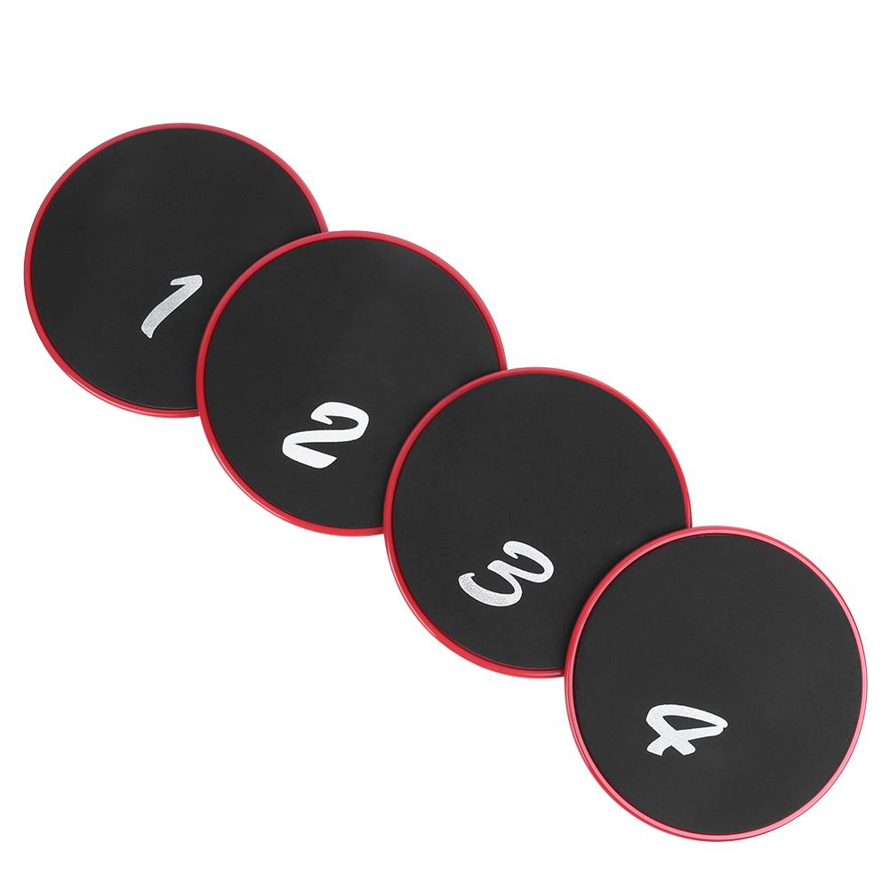4Pcs Set Fitness Gliding Discs Coordinate Capability Training Balancing Slider Plate