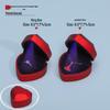 Heart-Shaped LED Ring & Necklace Box with Light - Jewelry Gift Packaging