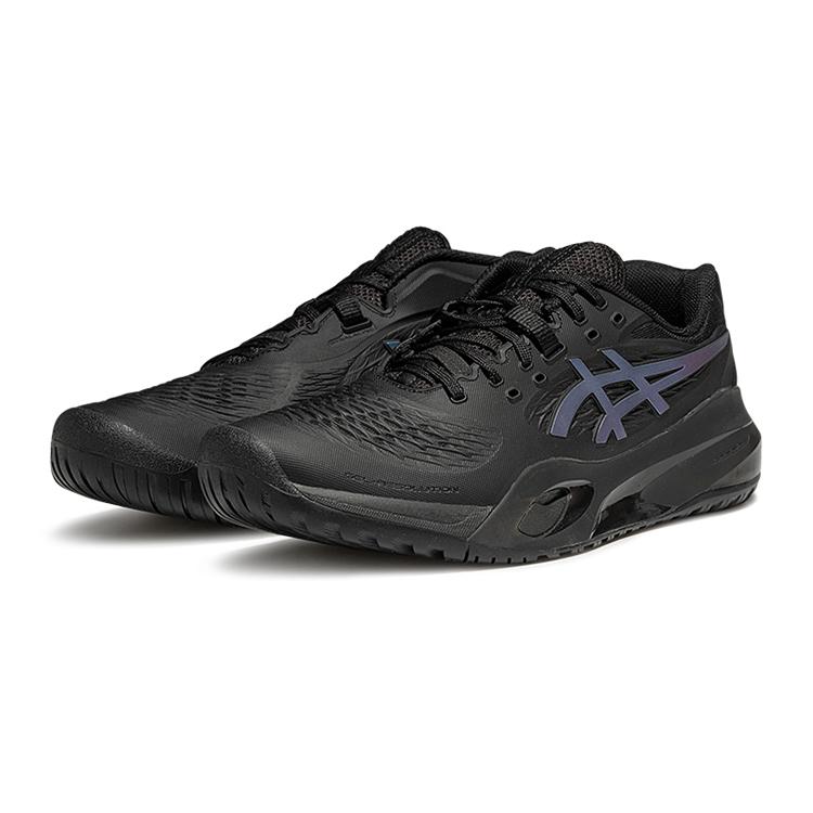 ASICS GEL RESOLUTION X Slip Resistant Tennis Shoes Women's Black Sneakers 1042A303-960