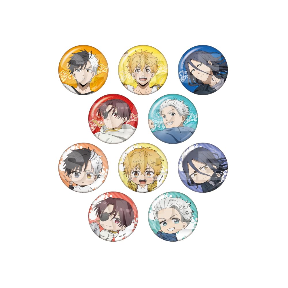 

ВЕТРОВКА Торговые жестяные значки Акробат Бокс версия. 10 шт