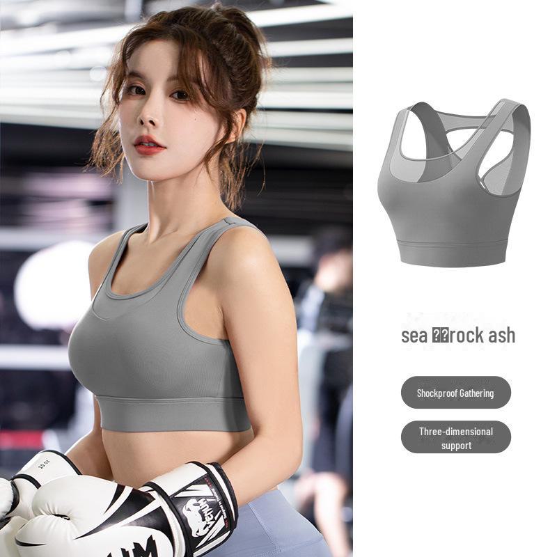 

Спортивный бюстгальтер Juyitang для женщин с бабочкой на спине - противоударный, сетчатый жилет для занятий фитнесом и йогой S