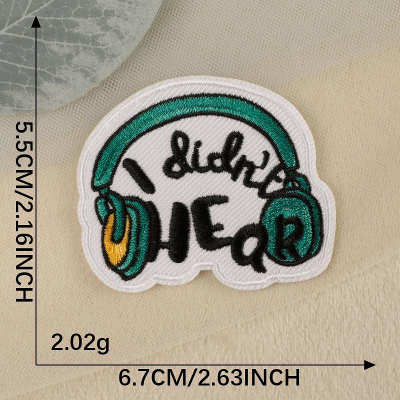 Original Cartoon Smiley Face Embroidery Patch for Clothing and Hats