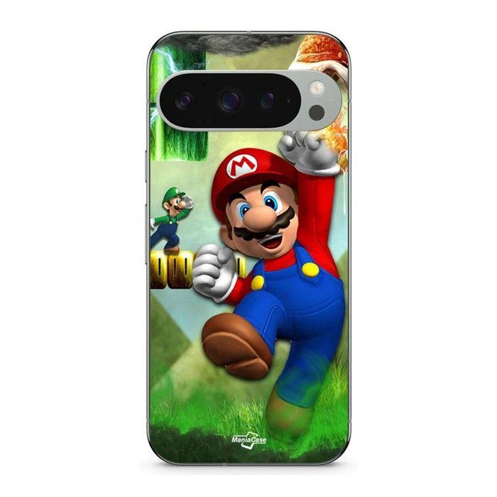 Coque pour Google Pixel 9 Pro super mario bros movie noir
