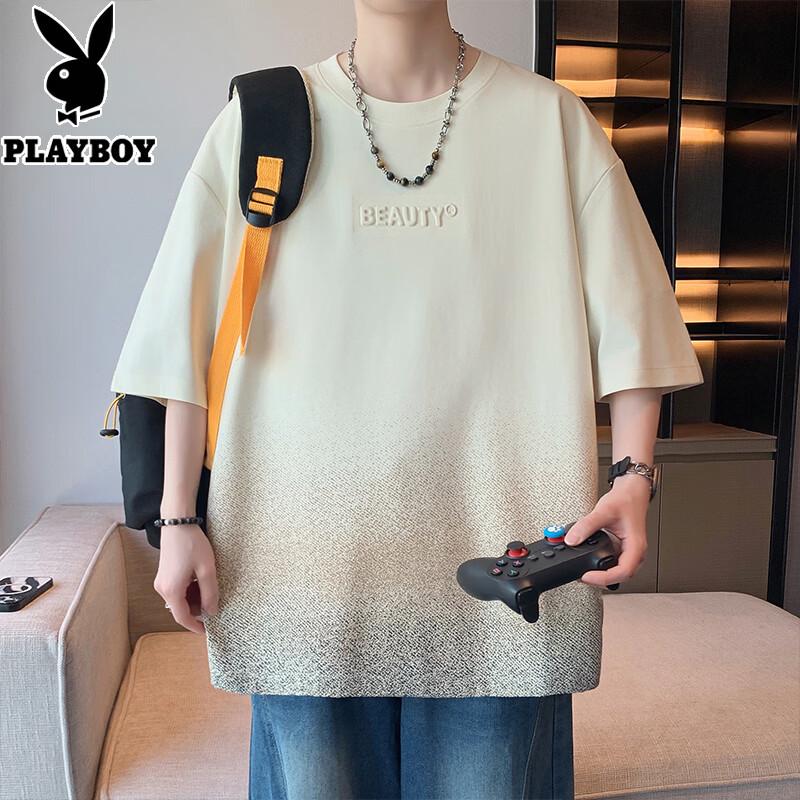 

Мужская футболка PLAYBOY с градиентным принтом и круглым вырезом 4XL