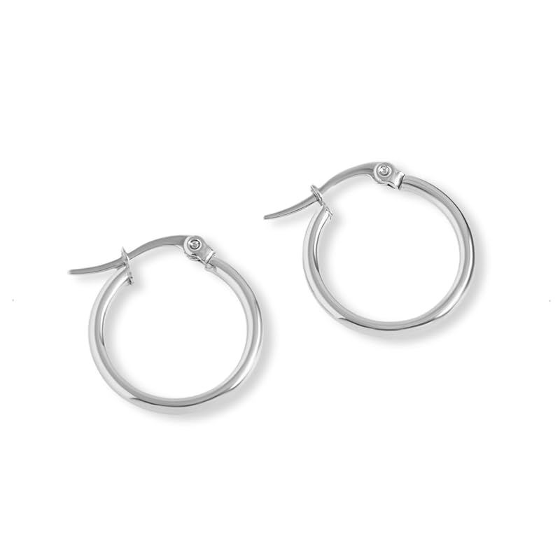 

[Petit-Germe] petit gelme hoop earrings stainless 316L 20mm silver color P1026