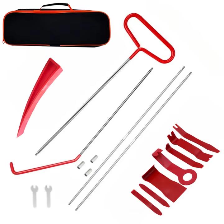 

Набор инструментов для автомобильной двери, надувной воздушный насос, инструменты для фиксации открывания окон и дверей, наборы с длинной досягаемостью и сумкой для переноски