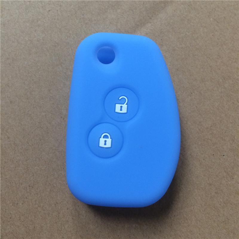 silicone rubber car key cover case set shell for renault Kangoo DACIA Scenic Megane Sandero Captur Twingo Modus remote key cover