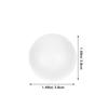 50 Pièces Boules en Polystyrène Blanc Solide Sphères Rondes 5 cm Décorations Artisanales Mariage Fête Fournitures DIY Boules en Polystyrène