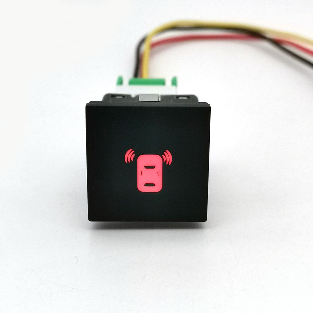 1PC DC12V Car LED DRL Camera Power ON off Fog Light Switch Button with wire For Golf 6 Jetta MK6 Scirocco Touran 2006 - 2012