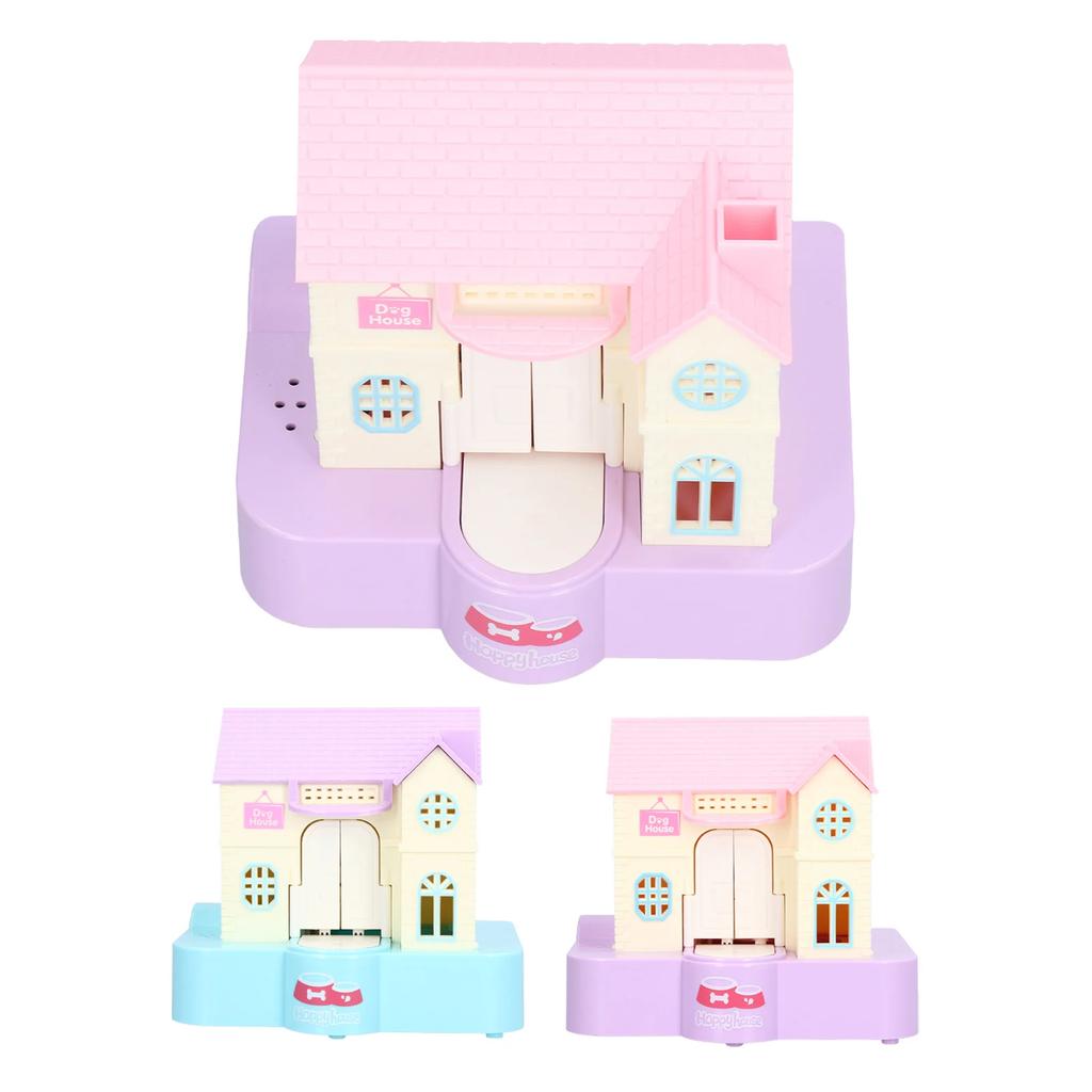 Hundkoja Sparbössa Automatisk Myntsväljare med Ljudeffekter Leksak Gåva för Barn Elektrisk Stöld Myntbank