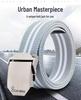 Men's Canvas Belt with Automatic Smooth Buckle - Casual Workwear, Korean Style, for Students & Outdoor Military Training.