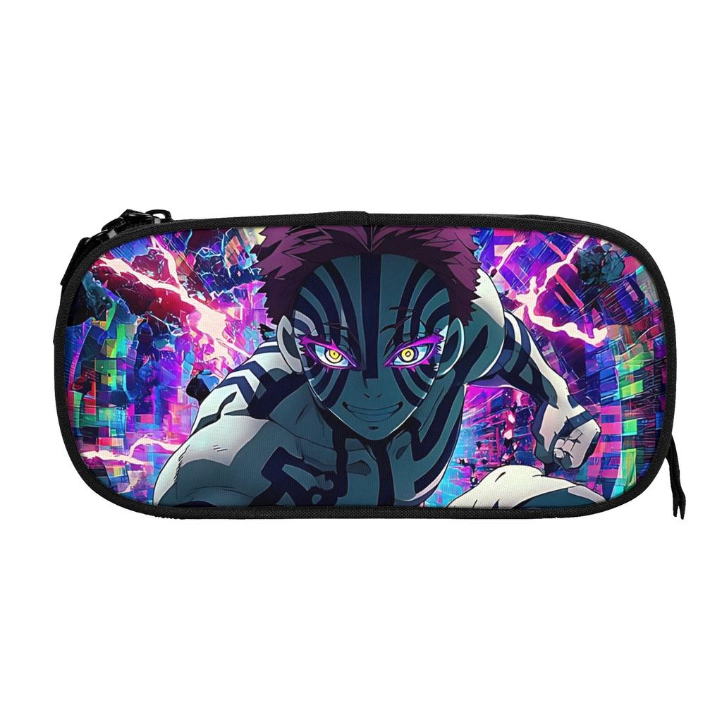 Custom Demon Slayer Large Capacity Bags for Child shounen manga School Pencil Bag for Boys Gilrs Kids